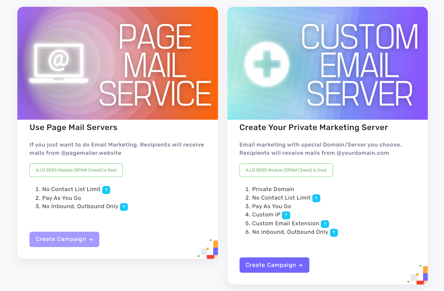 a.i.d SERS and Email Campaign Retargeting