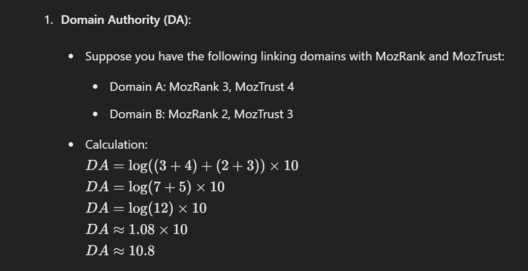 How to Calculate DA, PA, DR, DV, CF, TF for your SEO Analysis